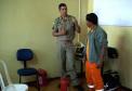 Bombeiros treinam pessoal da Ferroeste em Guarapuava